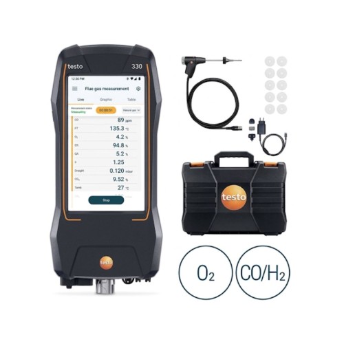 Testo 330 analizator spalin (40000 ppm bez drukarki)