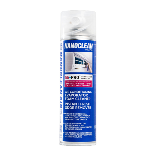 Pianka do czyszczenia, odgrzybiania i dezynfekcji klimatyzacji NANOCLEAN Air 500 ml