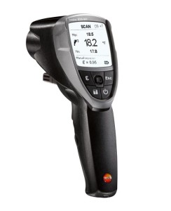 Testo 835-H1, pirometr, 4-punktowy celownik laserowy, modul wilgotnođci