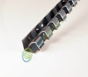 Wieszak kurtyny paskowej PCV INOX 1m (984mm)
