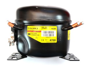 Sprężarka do lodówki HLY90AA 134W (-25stC) R600a izobutan 