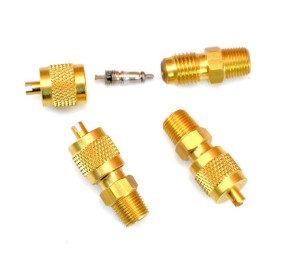 Zawór 1/8 NPT, zaworek serwisowy schradera AVX skręcany do sprężarek 