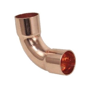 Łuk 5/8" 90 ST do lutowania,  dwukielichowy calowy