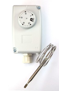 Termostat W35 0C ...+120C odległościowy, regulator temperatury mechaniczny uniwersalny z kapilarą RANCO