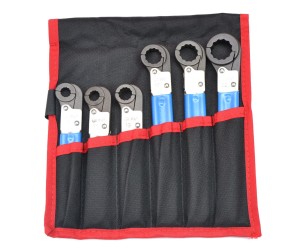 Zestaw kluczy zapadkowych 10 - 22mm CH-210A, klucze do zaworów zapadkowe