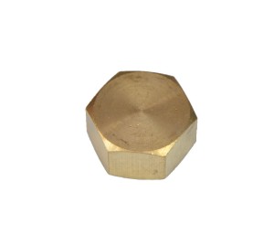 Zaślepka do butli na czynnik R32 R1234YF , mosiężna, lewy gwint W21,8x14