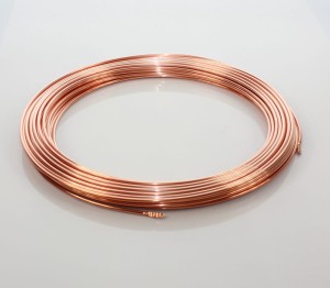 Rura miedziana chłodnicza w kręgu 8mm x 1,00 - 35m