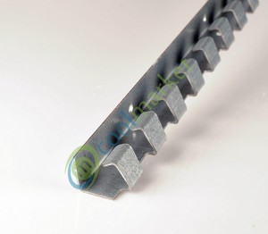 Wieszak kurtyny paskowej PCV ocynkowany 1m (984mm)