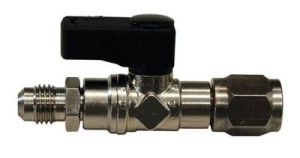 Zawór redukcyjny do małych butli R32  1/4"M SAE x 1/2 ACME Ż lewy gwint  