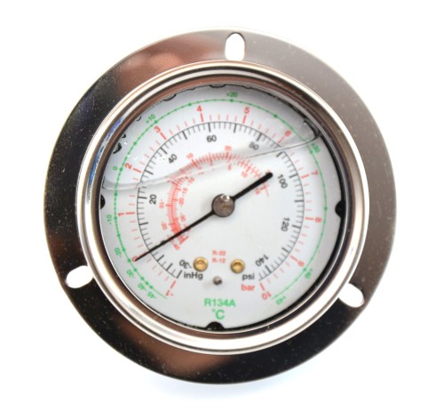 Manometr tablicowy glicerynowy R134a
