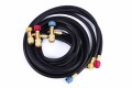 Zestaw węży serwisowych 180cm 1/4" SAE