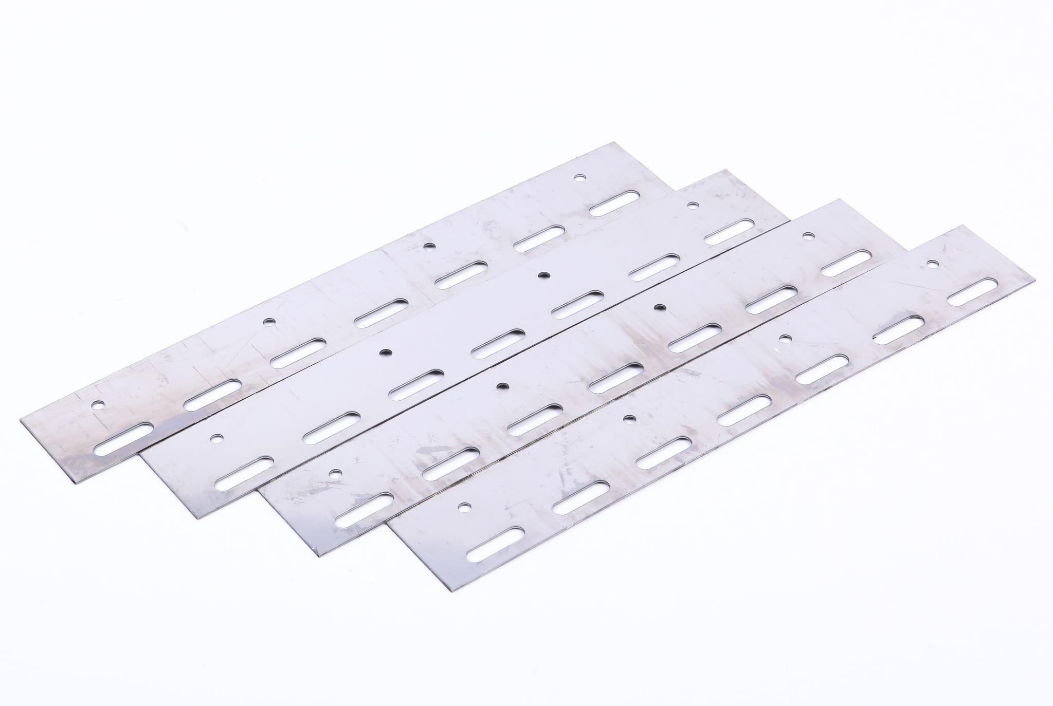 Płytka mocująca kurtyny paskowej PCV INOX (200mm)