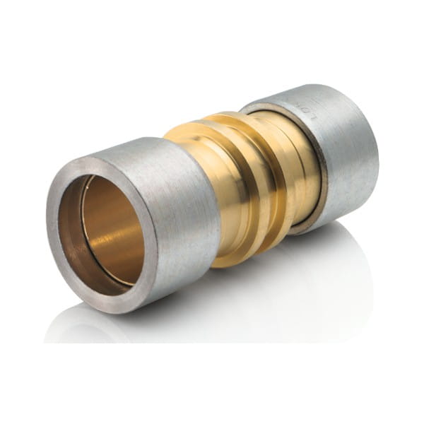 Mosiężna złączka prosta Lokring 9,53 NK Ms 50 - 9,53mm, 3/8"