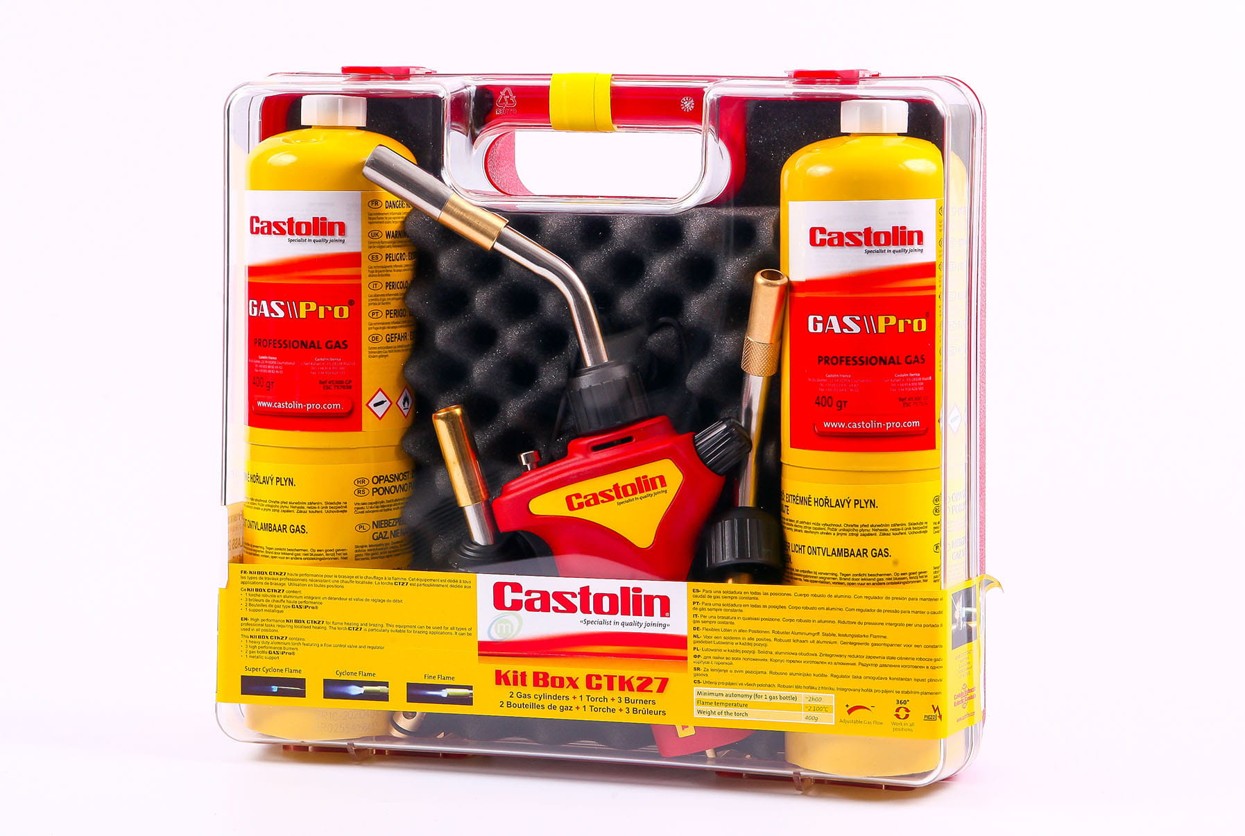 Zestaw do lutowania CASTOLIN Palnik CT27 + walizka