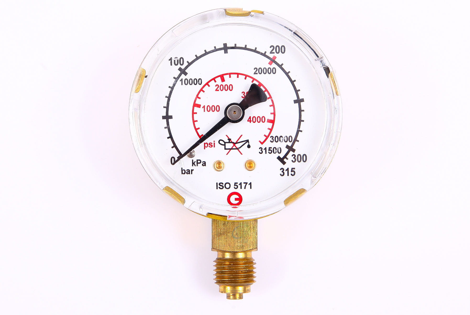 Manometr ogólny do reduktora GCE 200 BAR