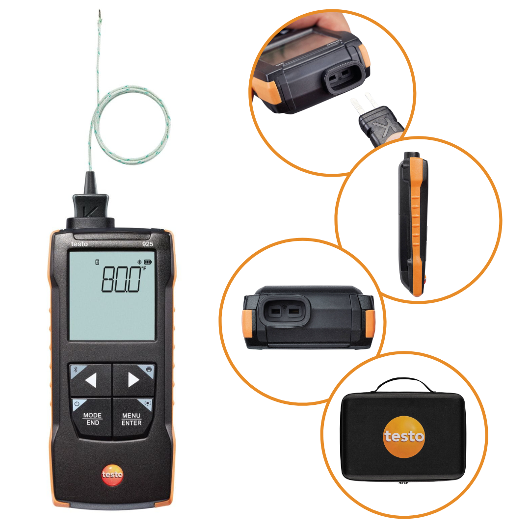 Testo 925 - Przyrząd do pomiaru temperatury dla termopar typ K