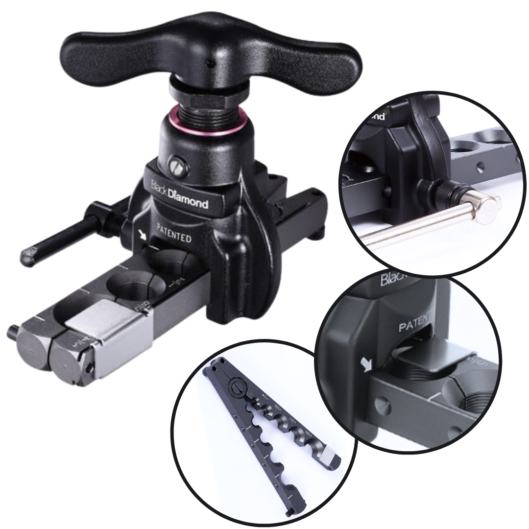 Kielicharka BLACK DIAMOND 14545 z tytanowym stożkiem, zestaw do kielichowania  rur calowych