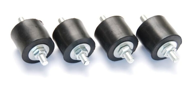 Komplet podkładek antywibracyjnych, amortyzator cylindryczny, podkładka, stopki BVDCY 4szt