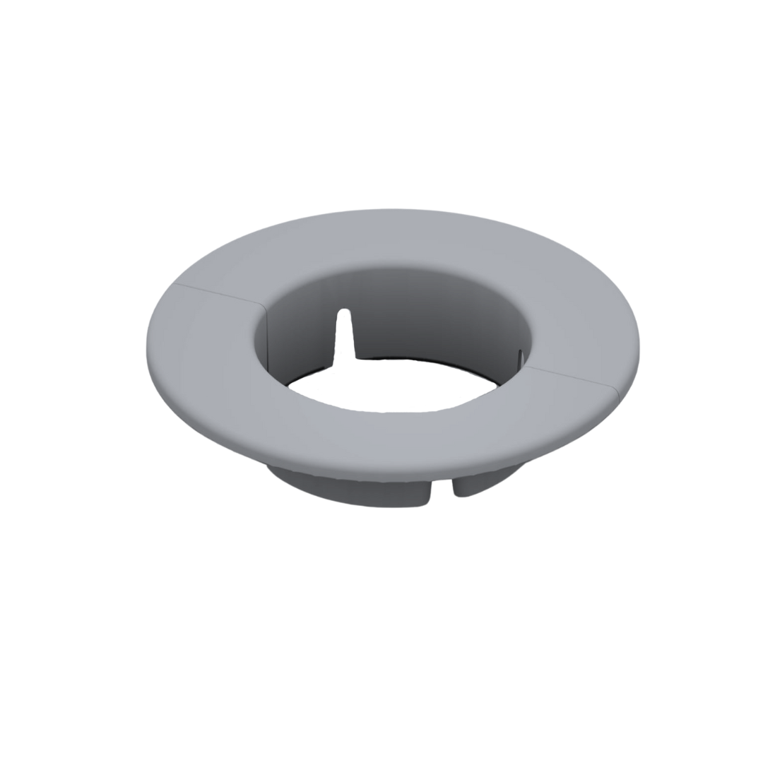 Rozeta szara BRSPlast 60 mm, maskownica otworu 