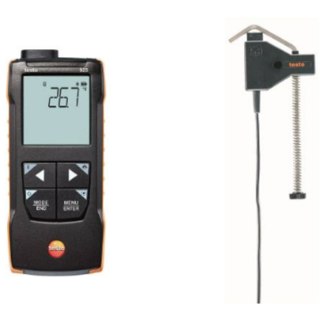 Zestaw testo 925 + sonda zaciskowa na rury