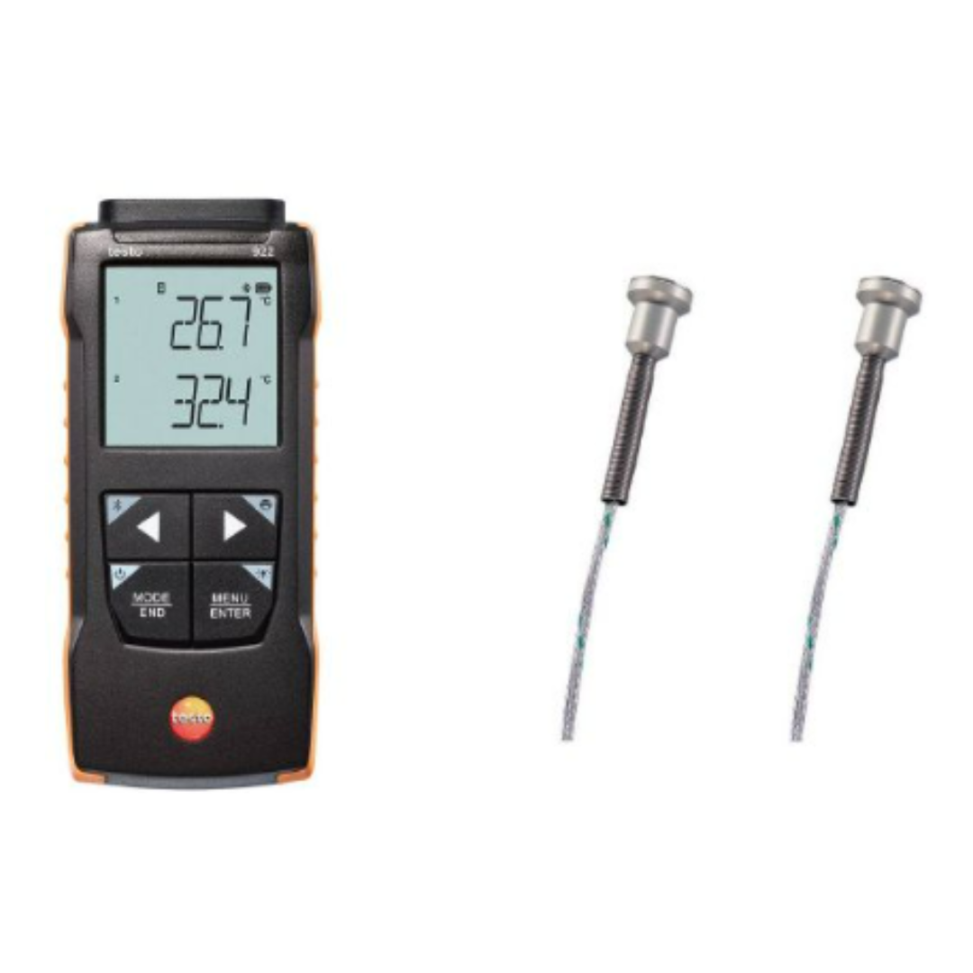 Zestaw testo 922 + 2 sondy magnetyczne