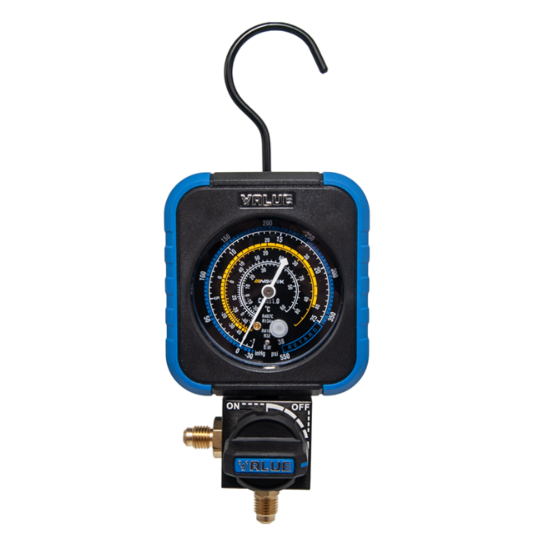 Pojedynczy manometr analogowy niskiego ciśnienia  Value NAVTEK VRM1-B-0804