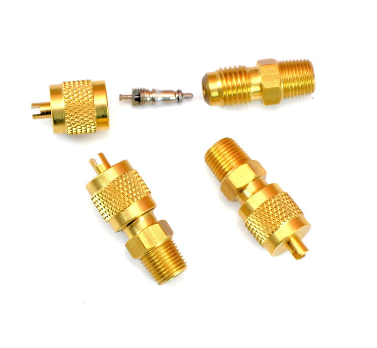 Zawór 1/8 NPT, zaworek serwisowy schradera AVX skręcany do sprężarek 