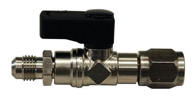 Zawór redukcyjny do małych butli R32  1/4"M SAE x 1/2 ACME Ż lewy gwint  