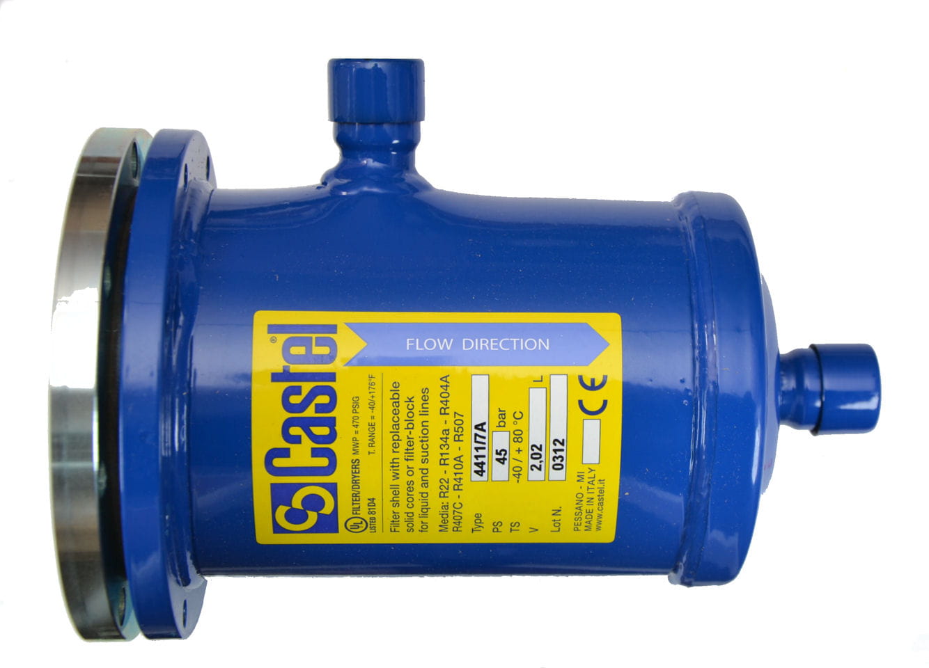 Filtr składany CASTEL 4411/9A - 1.1/8" lutowany